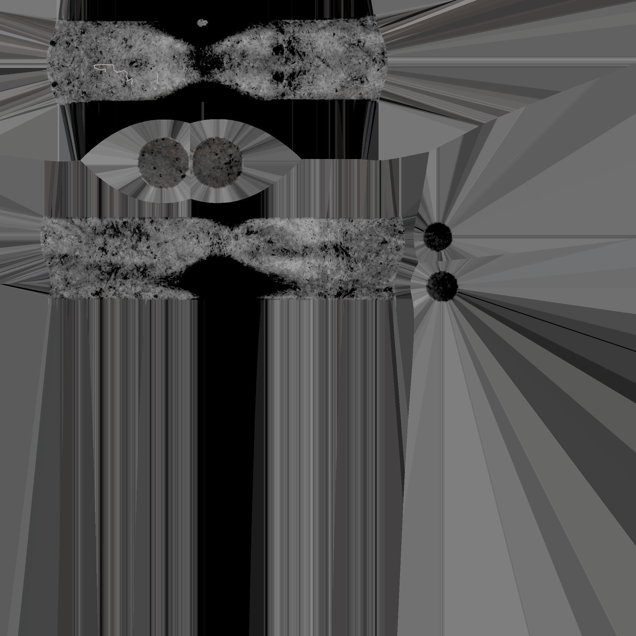 Medieval horn for drinking 3D model_10