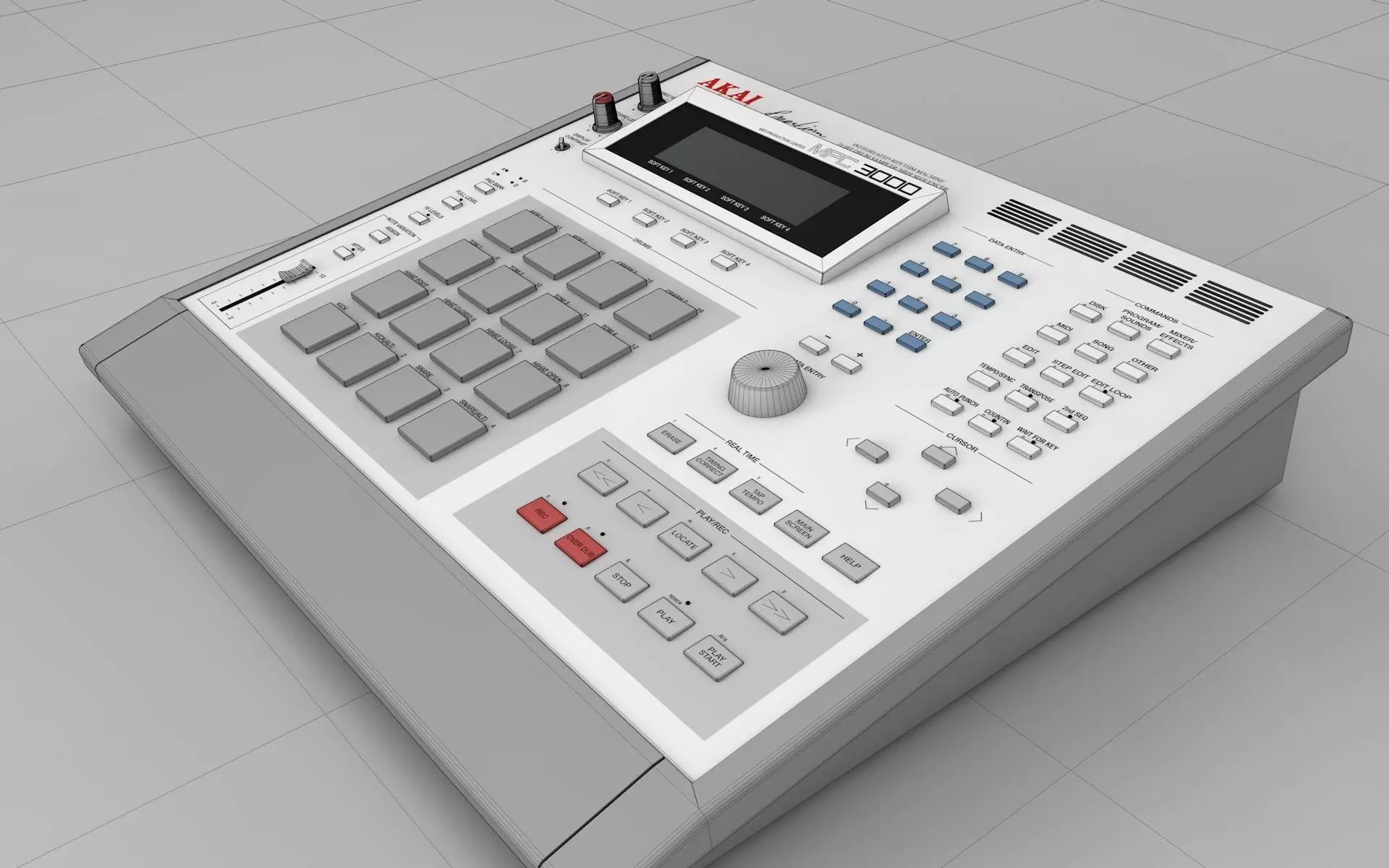 Akai MPC 3000 3D model