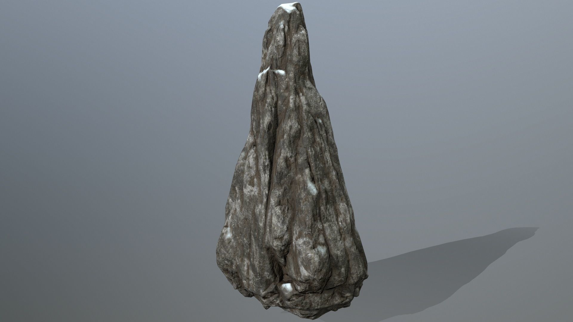 snow rocks Low-poly 3D model_23