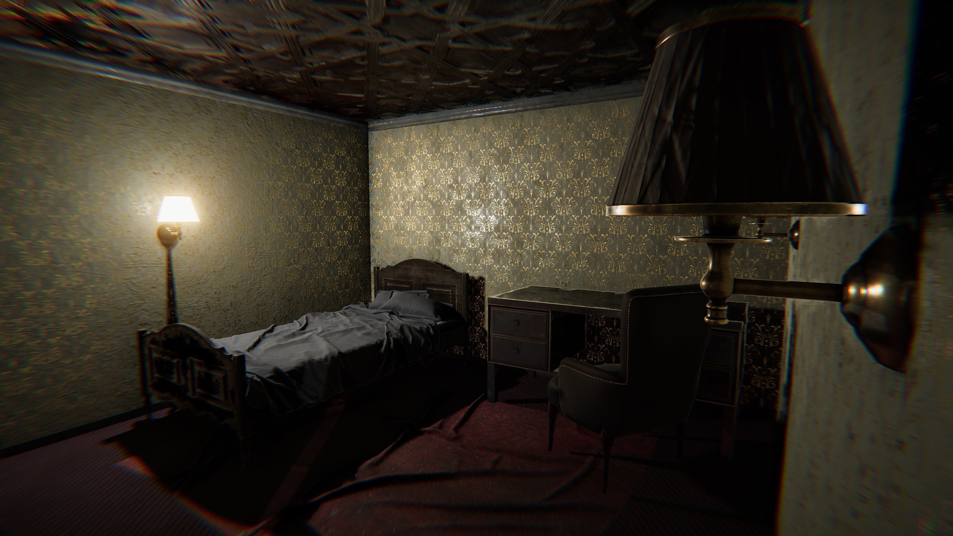 HQ Modular Old Interior Low-poly 3D model_7