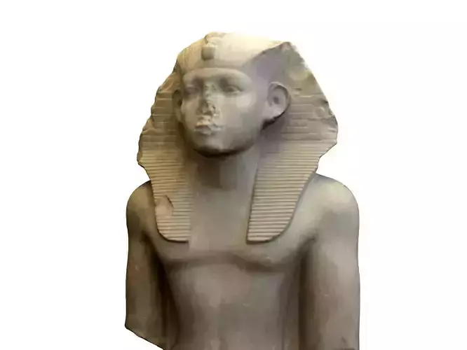 Statue of Egyptian King Senusret 3D model