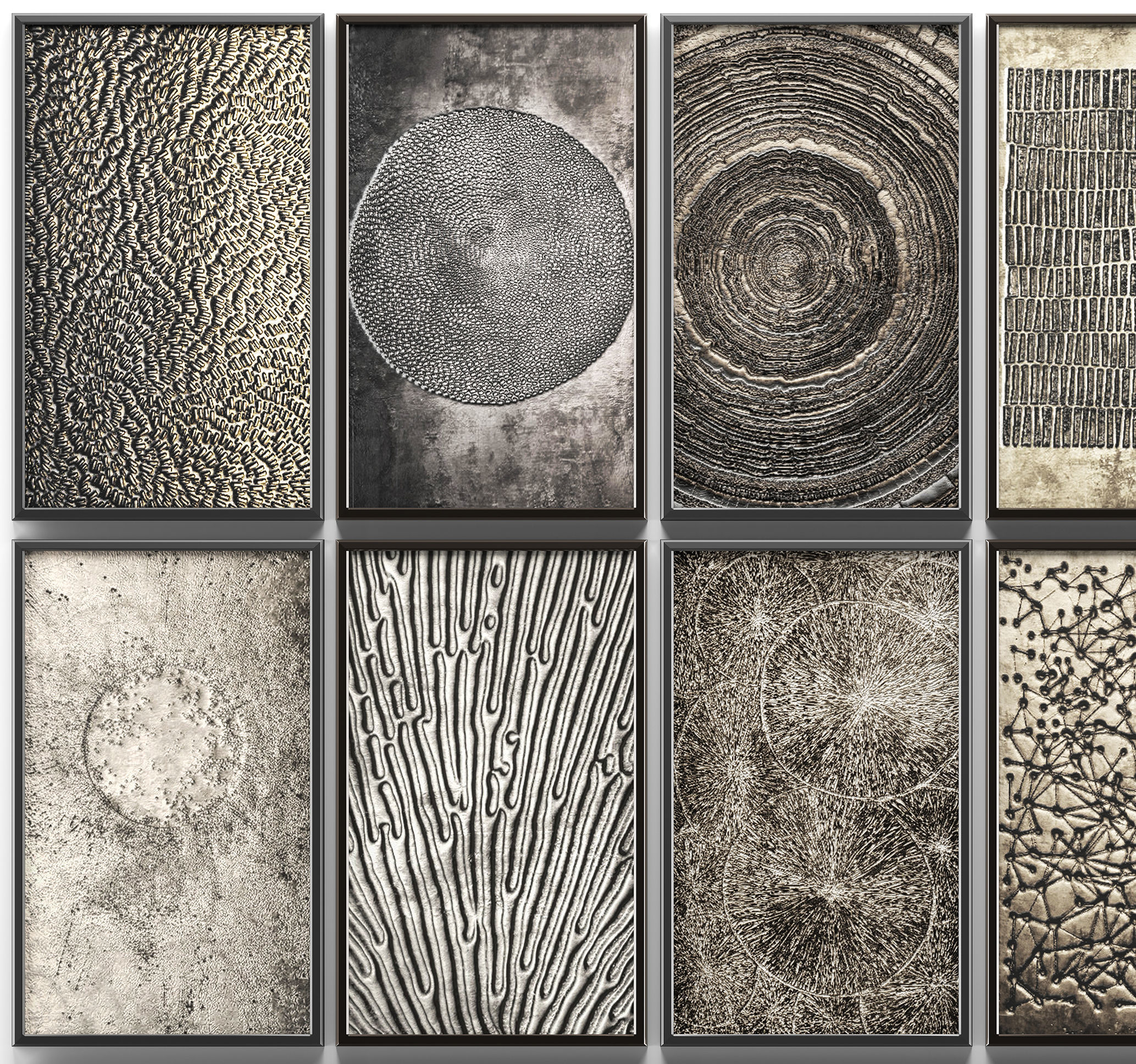 Collection of paintings for walls 12 3D model_1