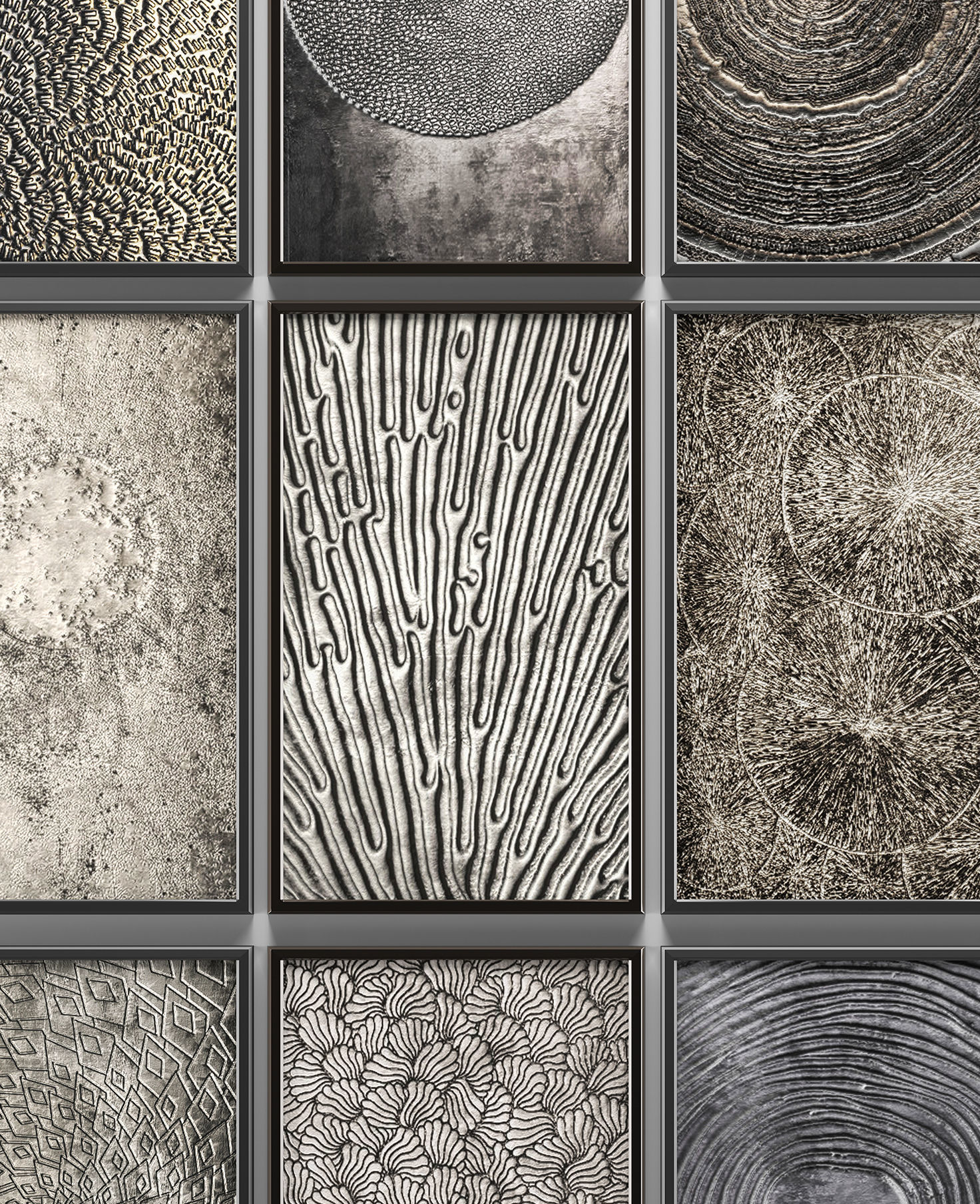 Collection of paintings for walls 12 3D model_2