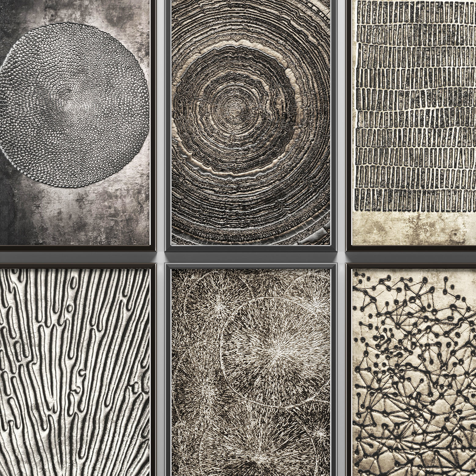 Collection of paintings for walls 12 3D model_4