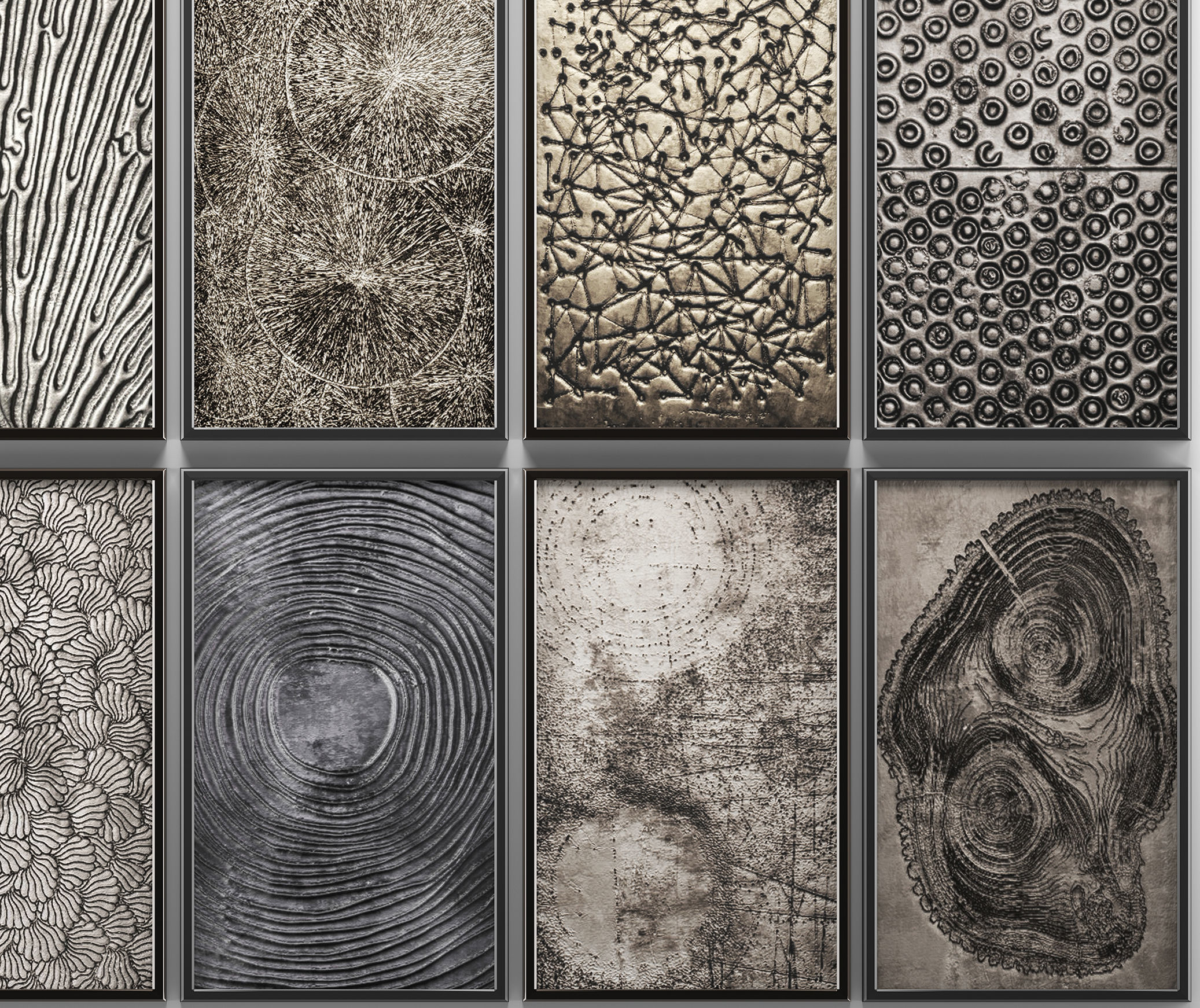 Collection of paintings for walls 12 3D model_3