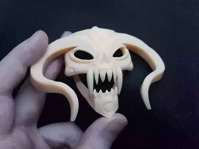 mask horned 3d print 3D print model
