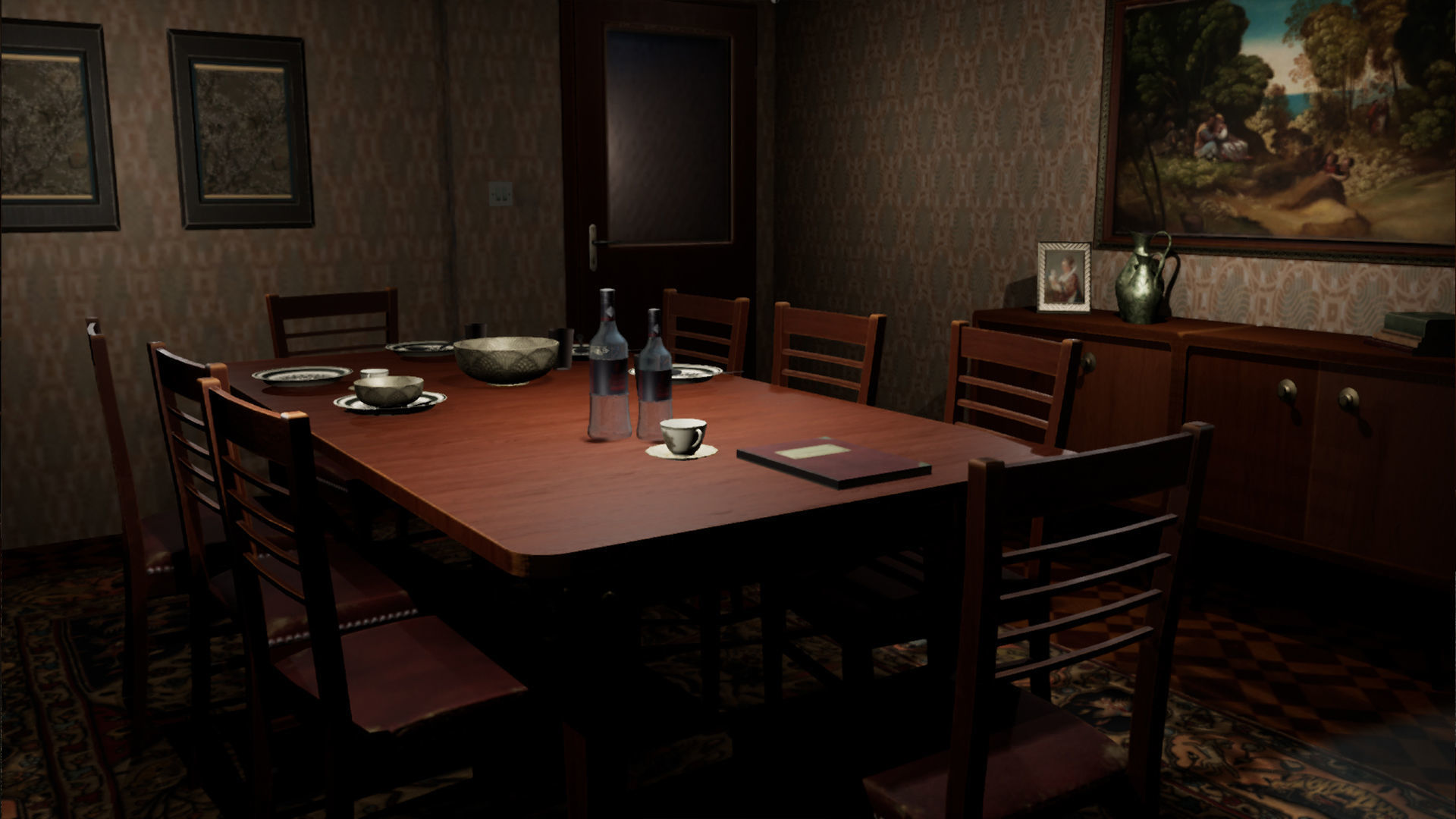 60s Furniture And Living Room Pack For Unreal Engine 4 3d Model