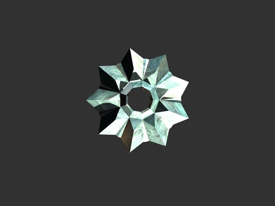 Gears collection metal gear Low-poly 3D model_43