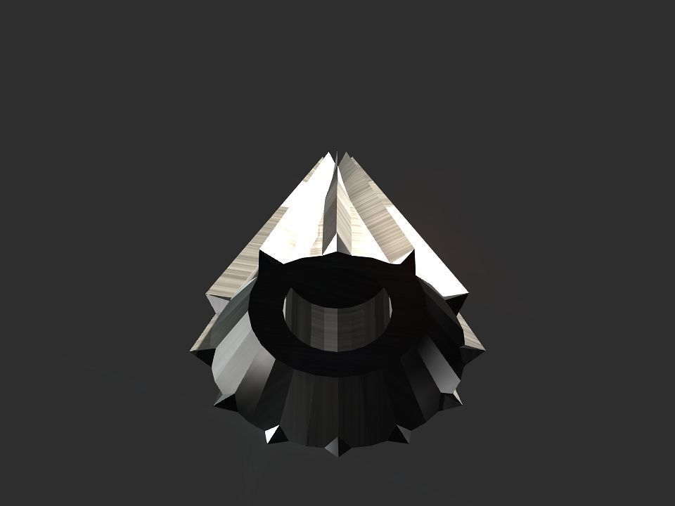 Gears collection metal gear Low-poly 3D model_51