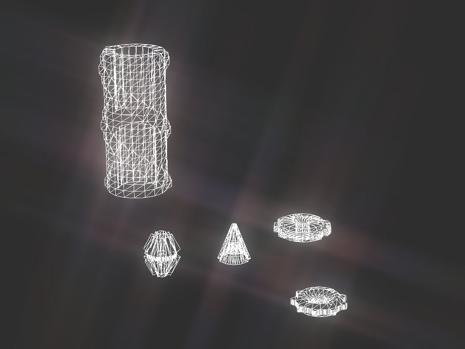 Gears collection metal gear Low-poly 3D model_12