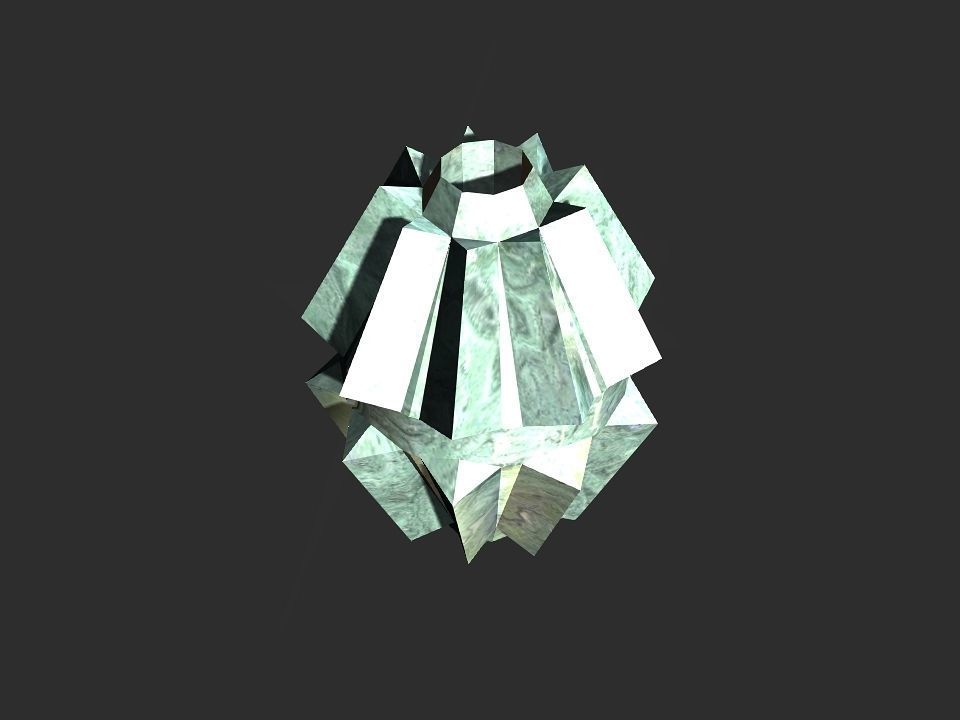 Gears collection metal gear Low-poly 3D model_44