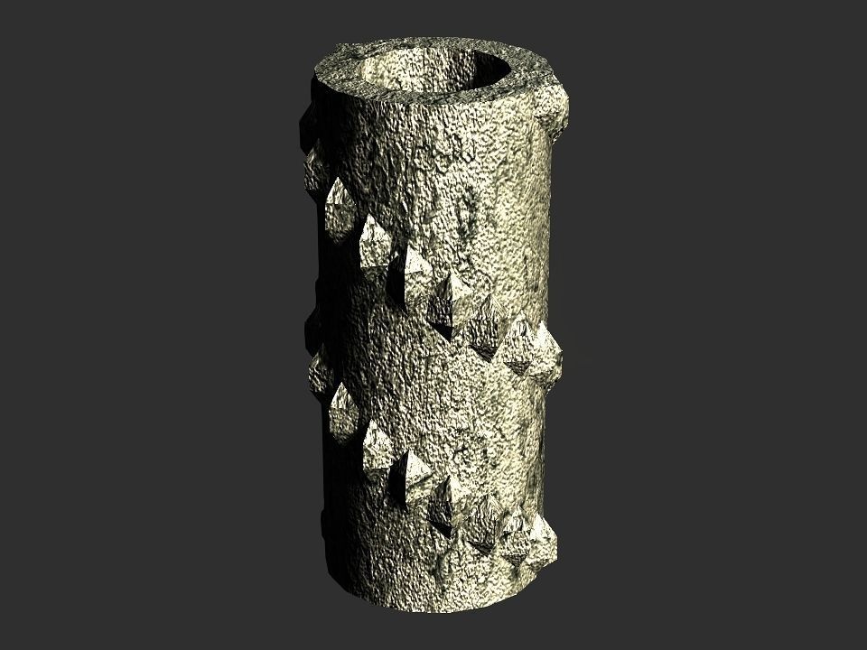 Gears collection metal gear Low-poly 3D model_34