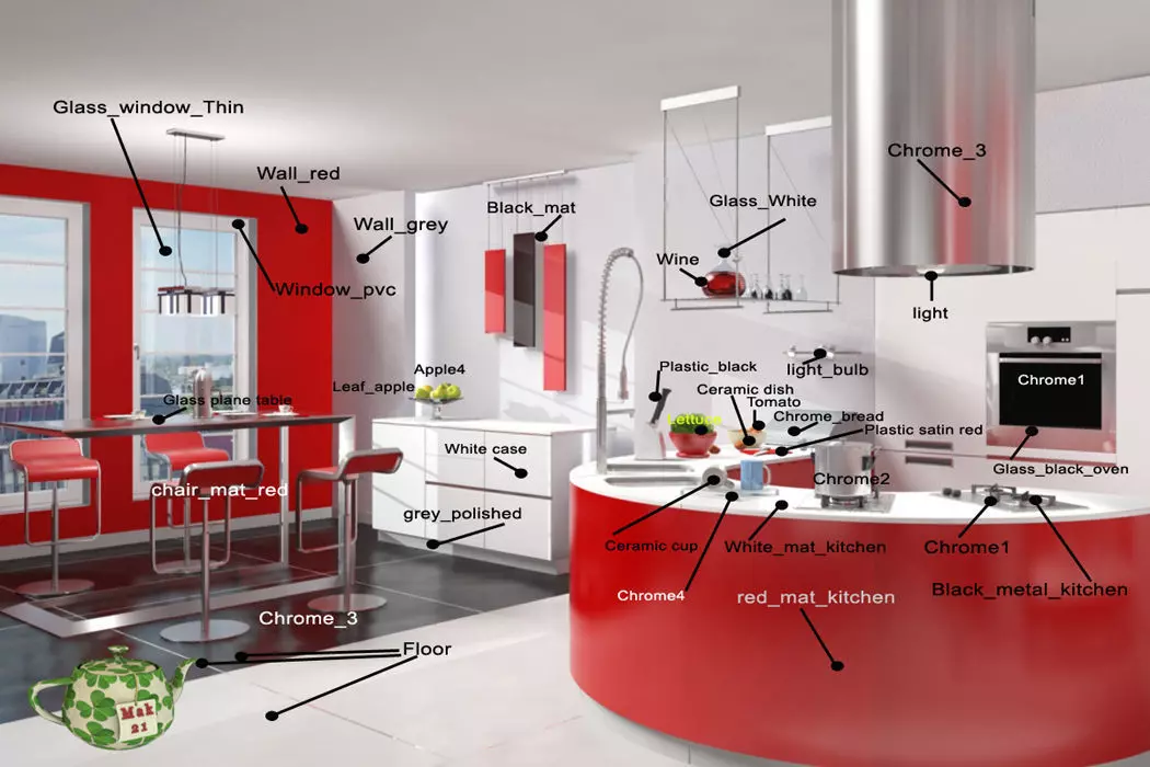 Arch e Design interiors vol 1 Mental ray Texture