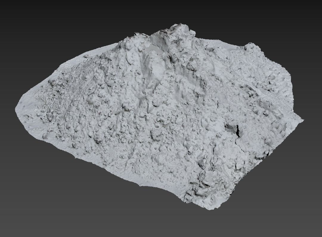 Ultra realistic A bunch of snow Scan  3D model_9