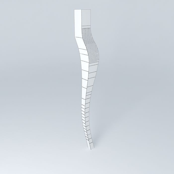 foot table Free 3D model_3