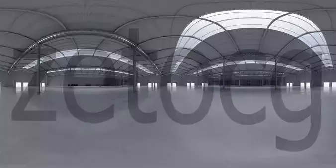 HDRI - Warehouse Interior 11