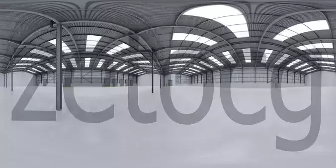 HDRI - Warehouse Interior 12