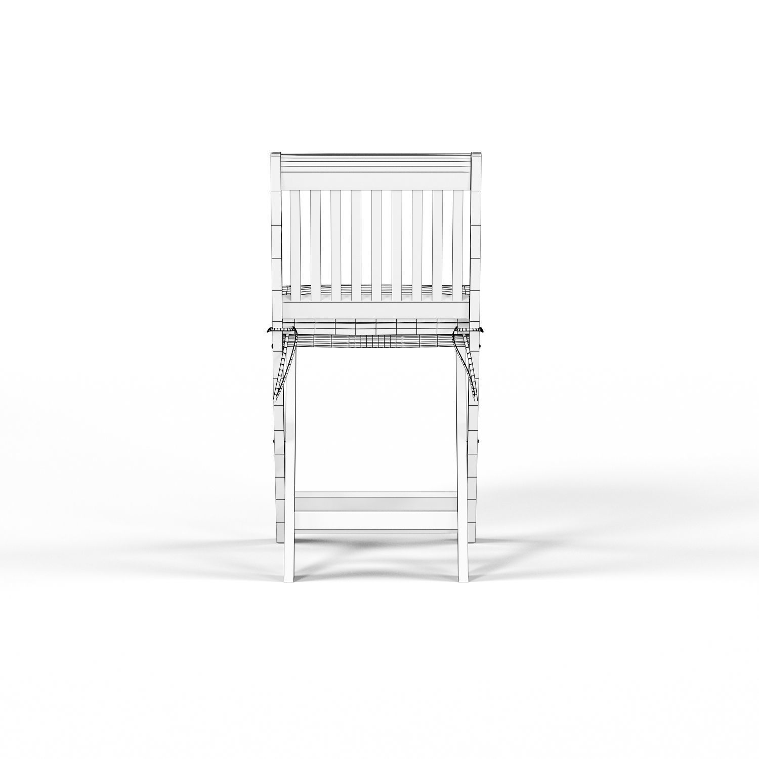 Havenside Home Nahant Cinnamon Outdoor Dinner Set Low-poly 3D model_15