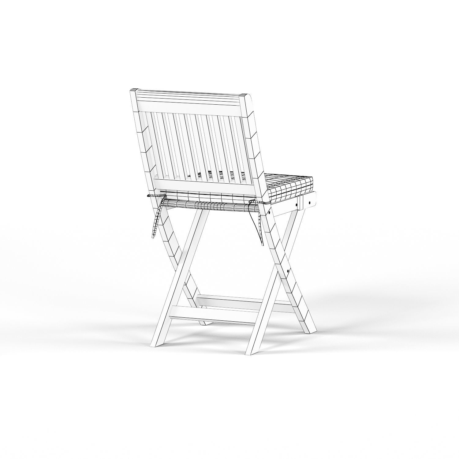 Havenside Home Nahant Cinnamon Outdoor Dinner Set Low-poly 3D model_14
