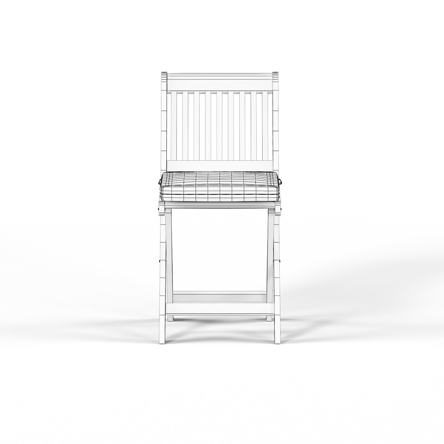 Havenside Home Nahant Cinnamon Outdoor Dinner Set Low-poly 3D model_11