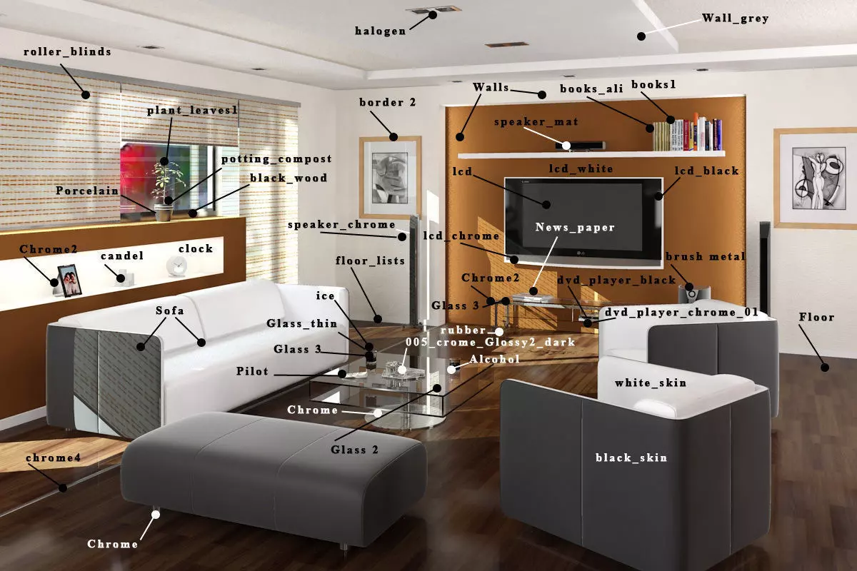Arch e Design interiors vol 6 Mental ray Texture