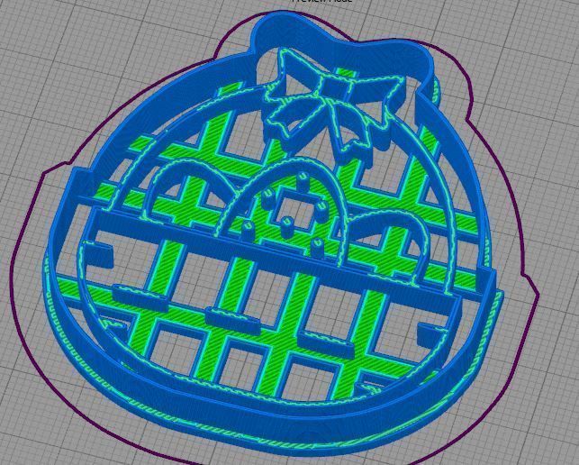 Easter Egg Bascket Cookie Cutter 3D print model_1