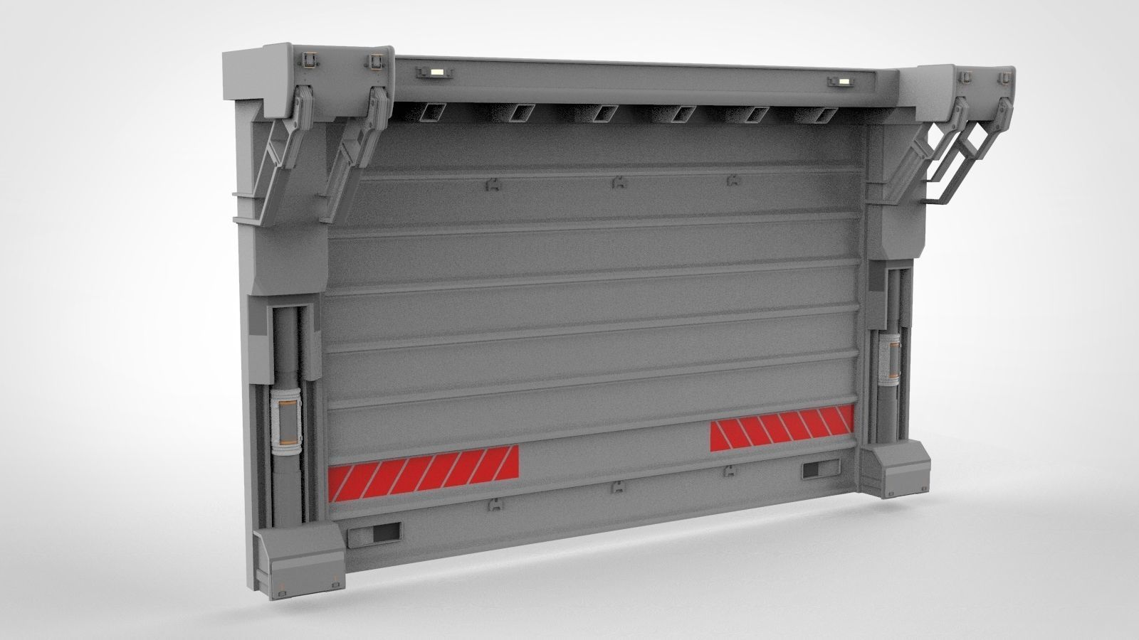 Sci-Fi architecture Elements collection 12 3D model_39