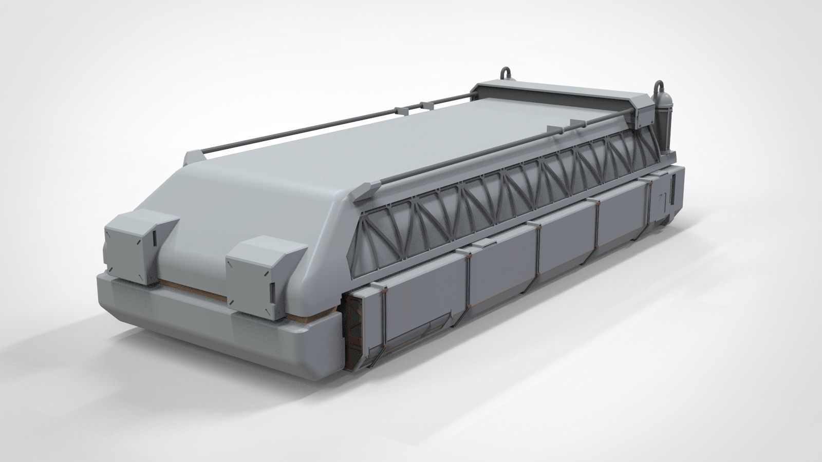 Sci-Fi architecture Elements collection 12 3D model_3