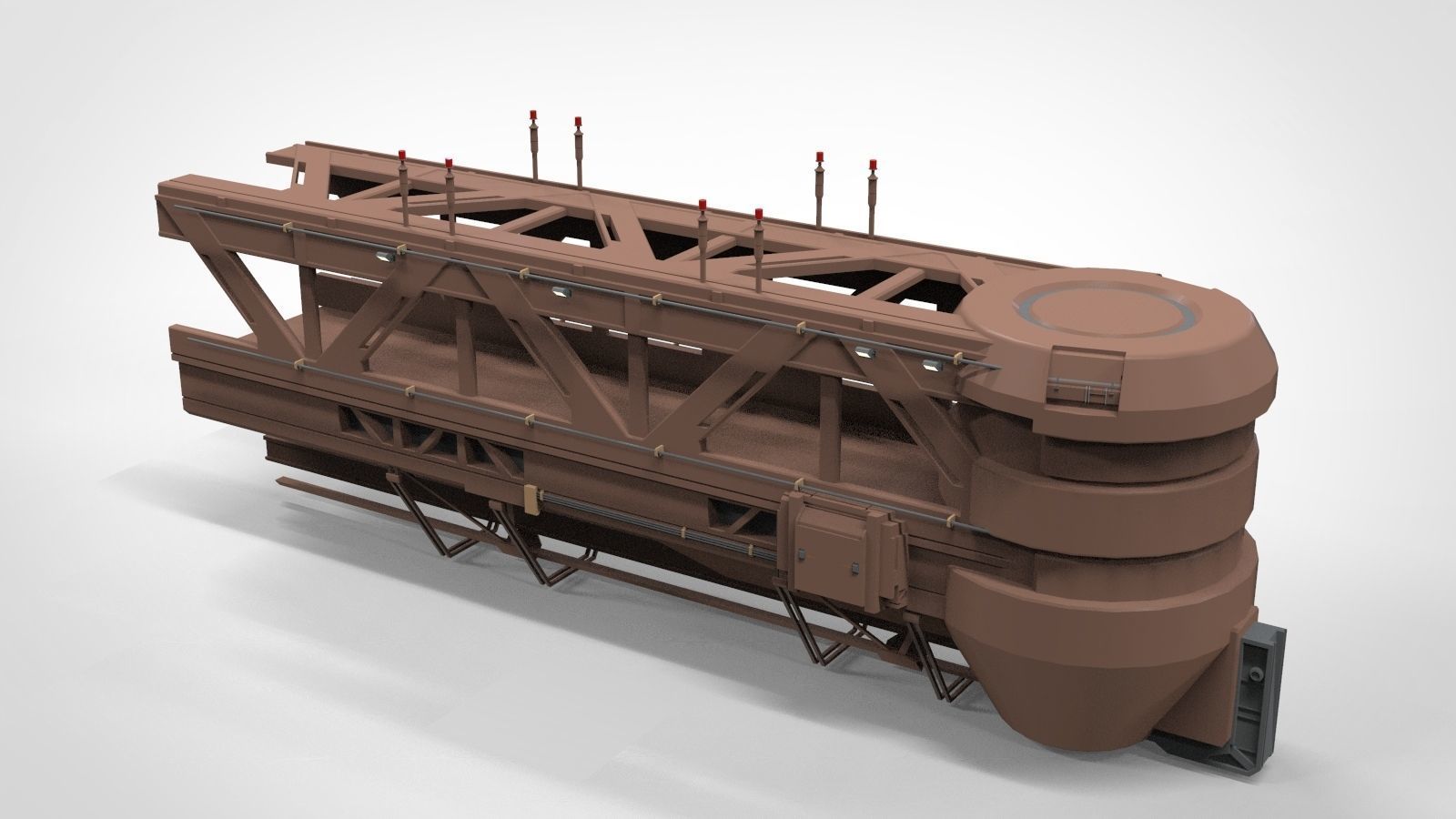 Sci-Fi architecture Elements collection 12 3D model_23