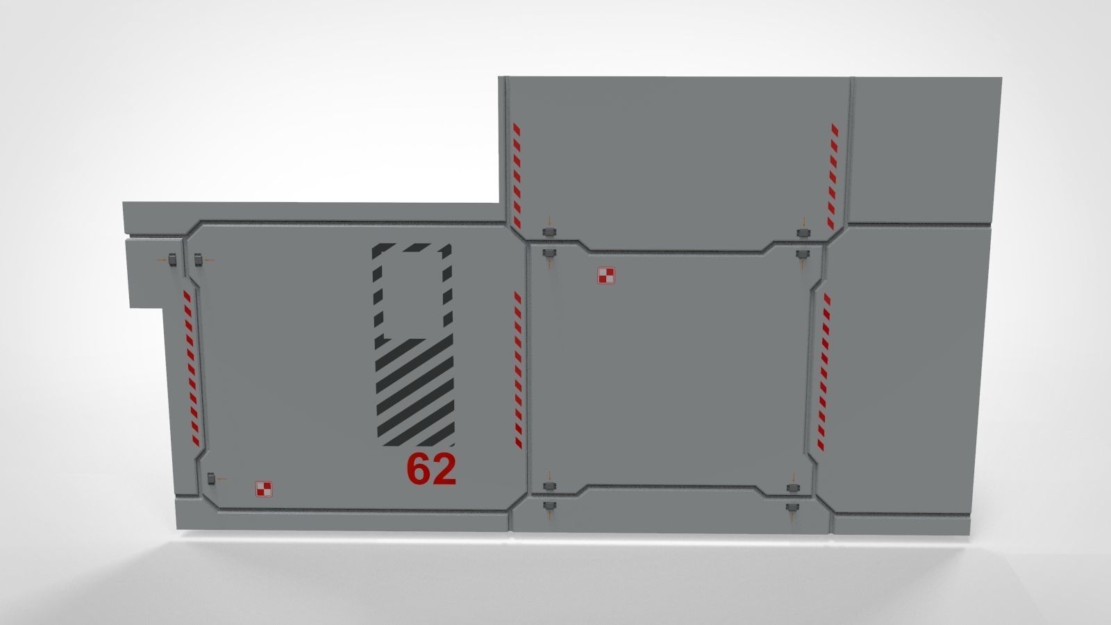 Sci-Fi architecture Elements collection 12 3D model_37