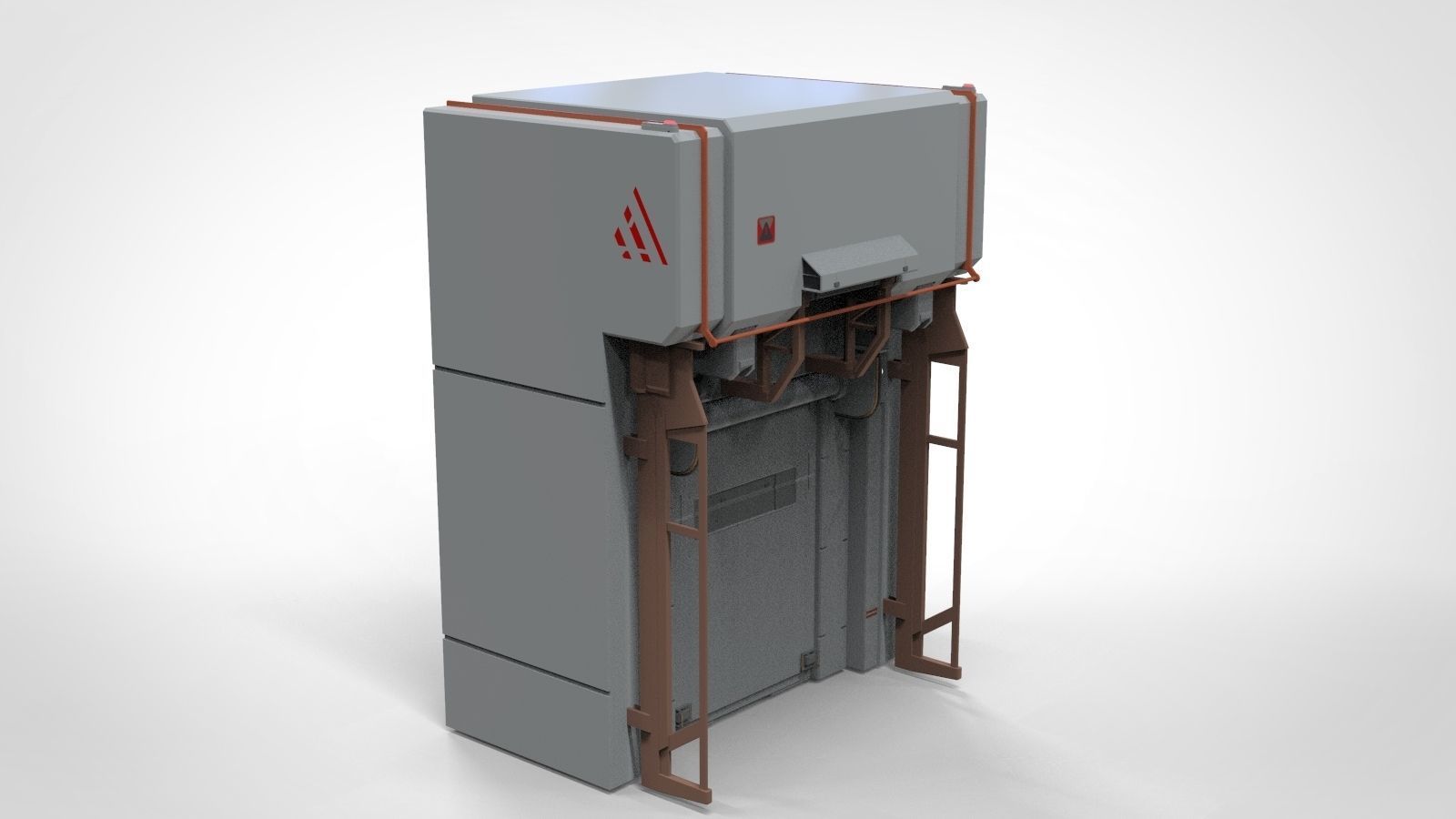 Sci-Fi architecture Elements collection 12 3D model_19