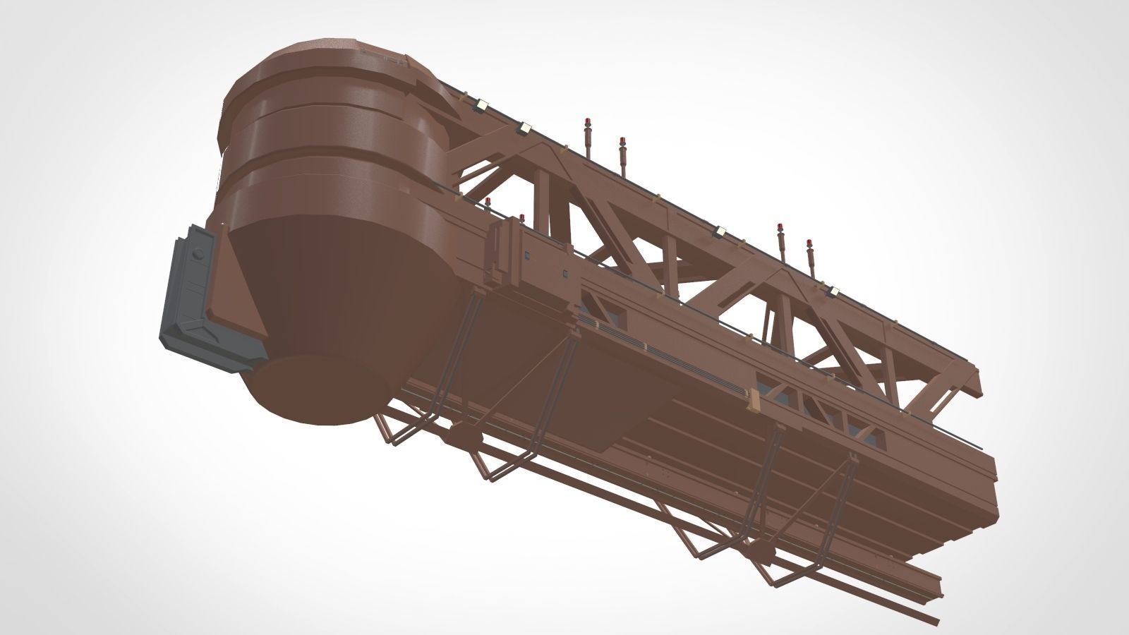 Sci-Fi architecture Elements collection 12 3D model_25