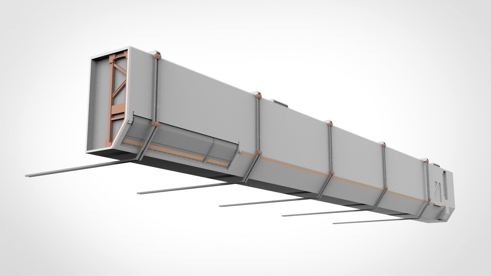 Sci-Fi architecture Elements collection 12 3D model_21