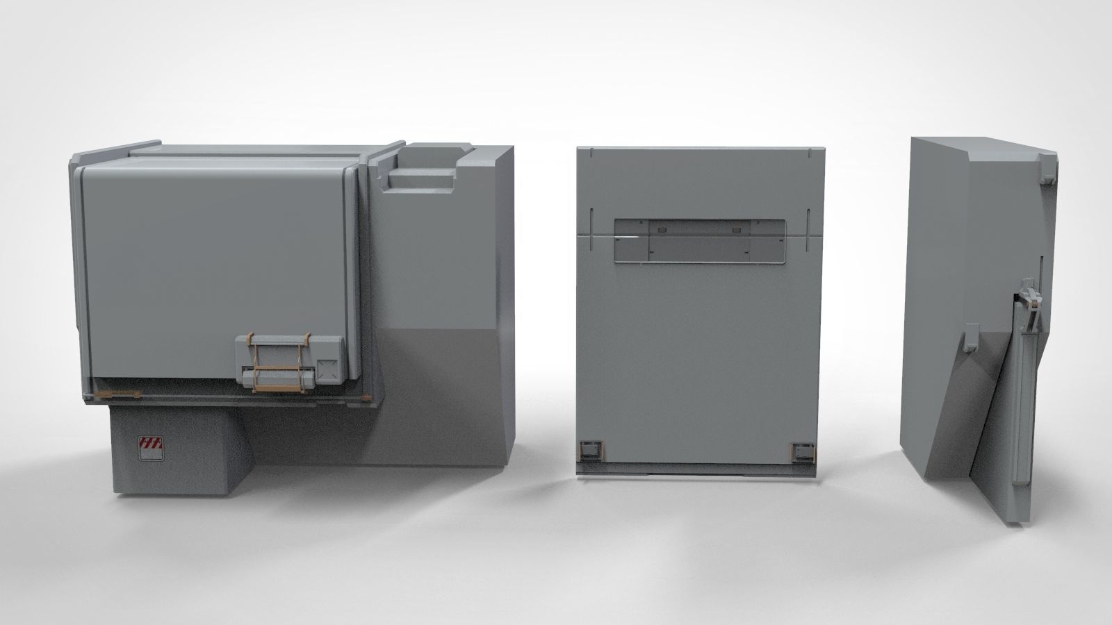 Sci-Fi architecture Elements collection 12 3D model_52