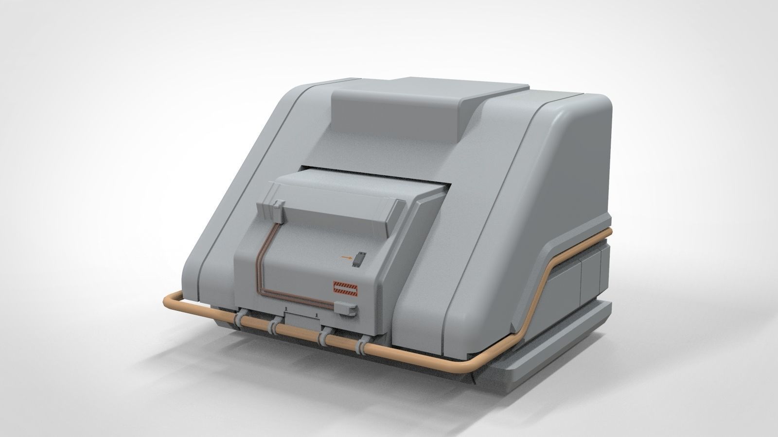 Sci-Fi architecture Elements collection 12 3D model_42