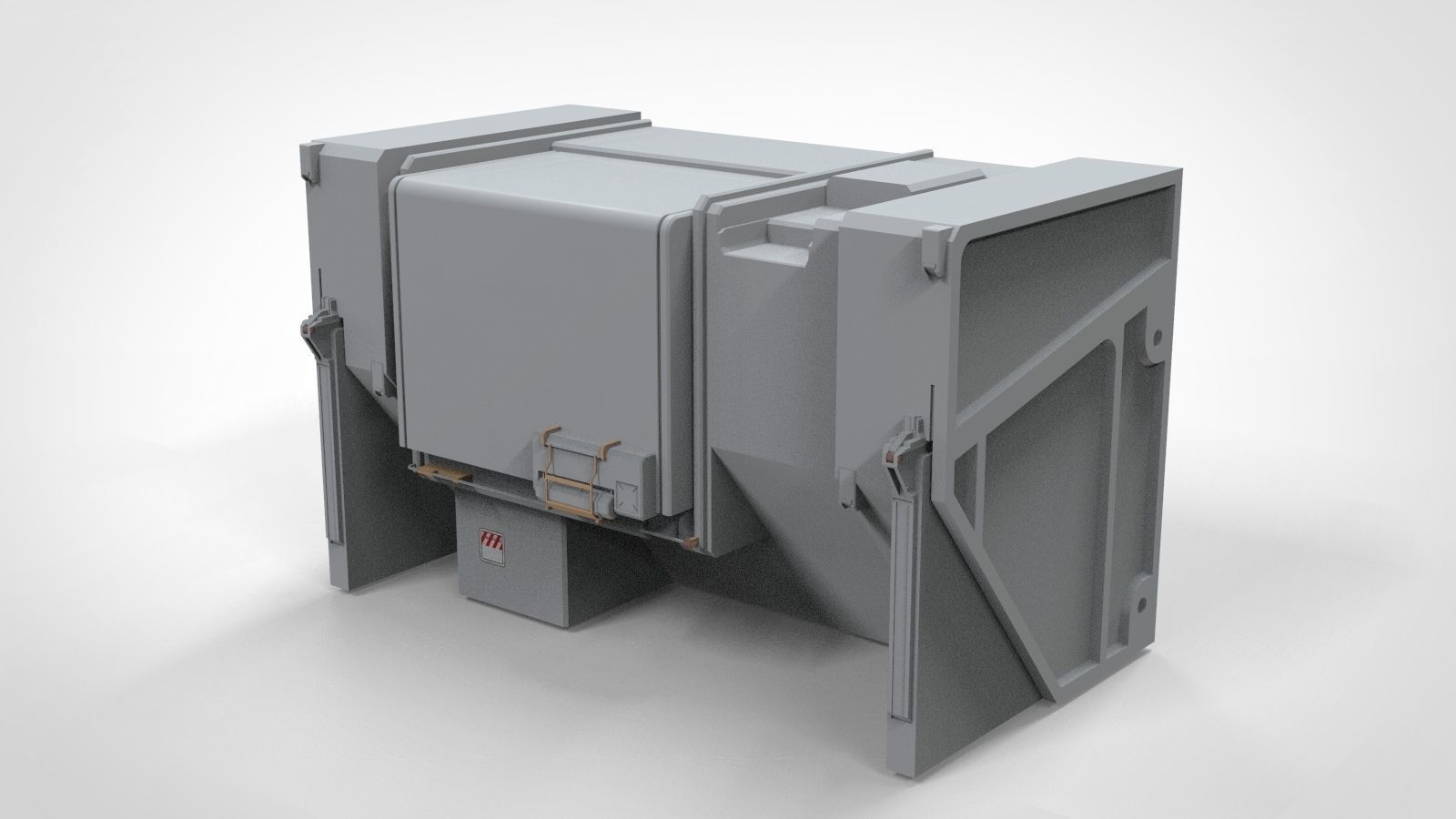 Sci-Fi architecture Elements collection 12 3D model_29