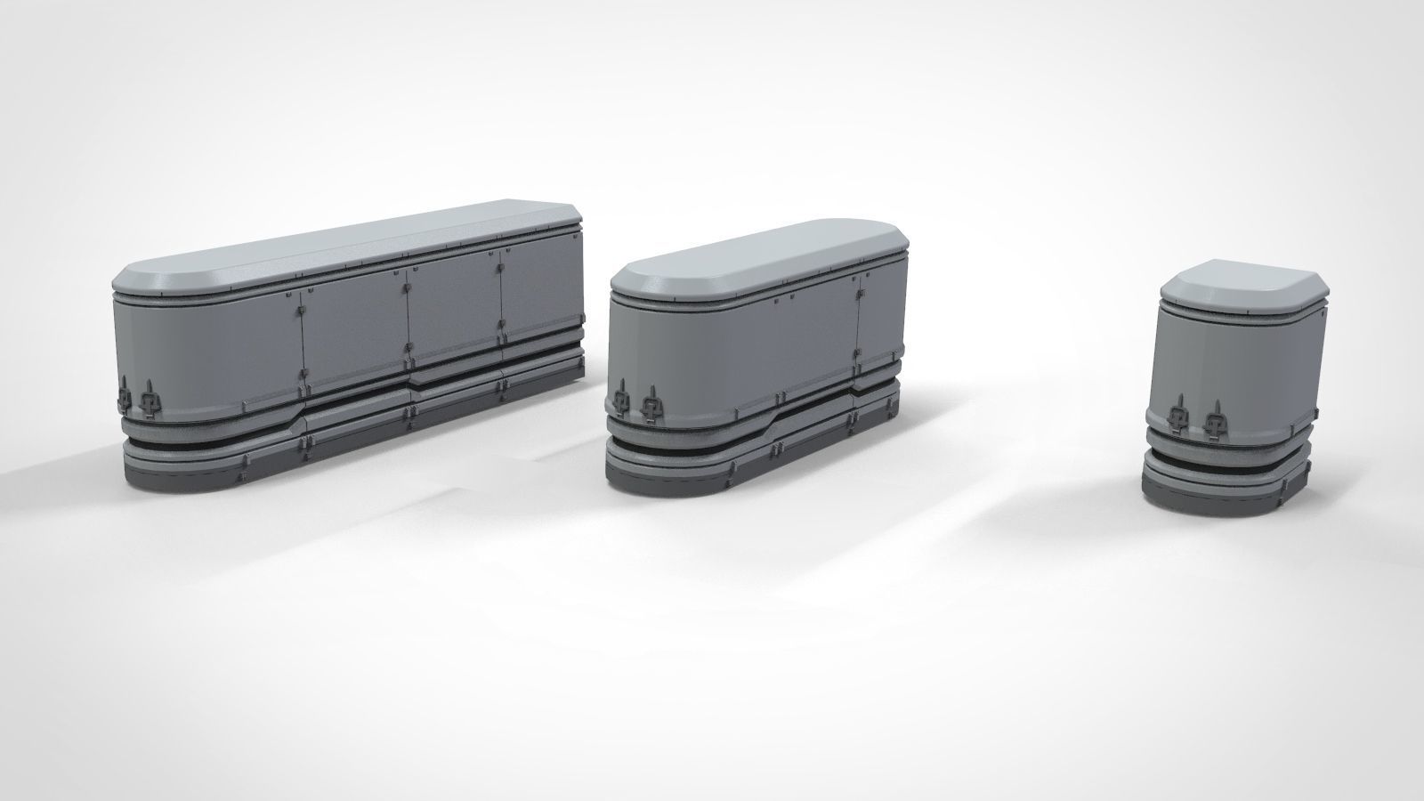 Sci-Fi architecture Elements collection 12 3D model_48