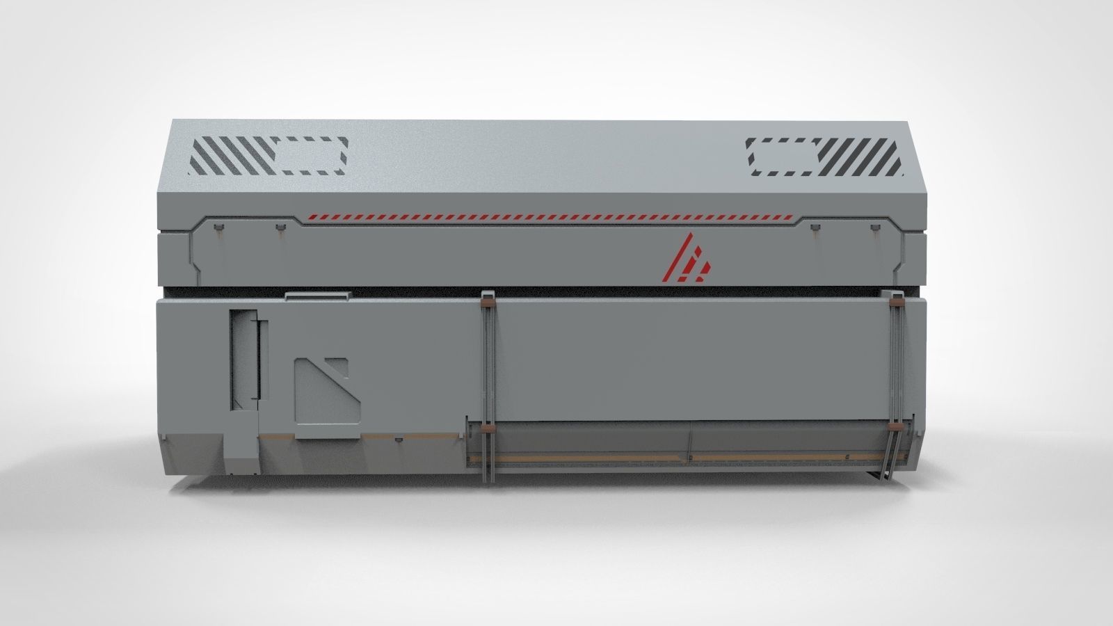 Sci-Fi architecture Elements collection 12 3D model_8