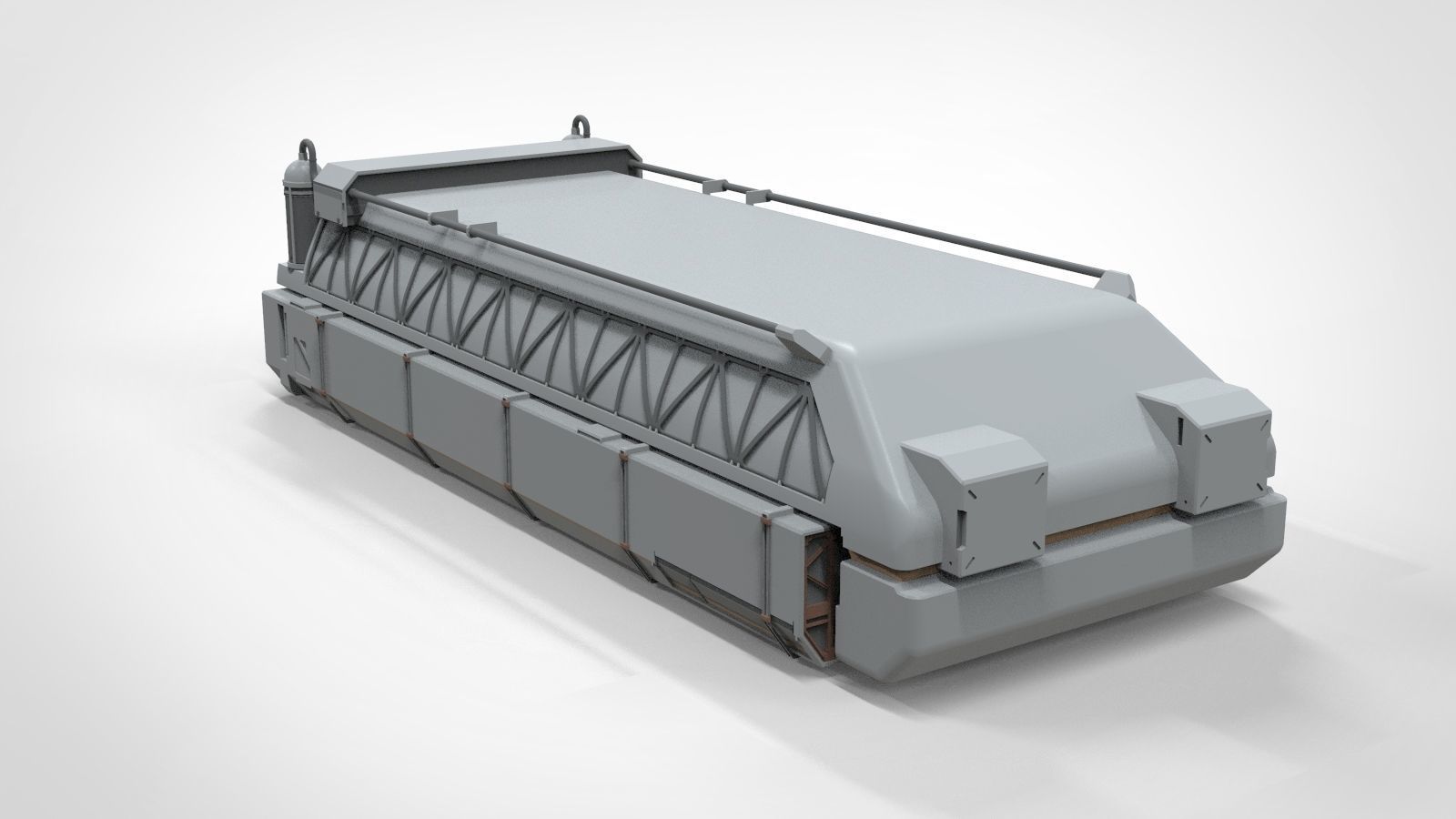 Sci-Fi architecture Elements collection 12 3D model_5