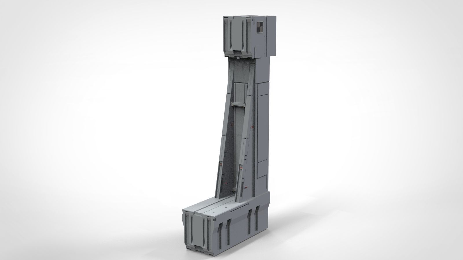 Sci-Fi architecture Elements collection 12 3D model_10