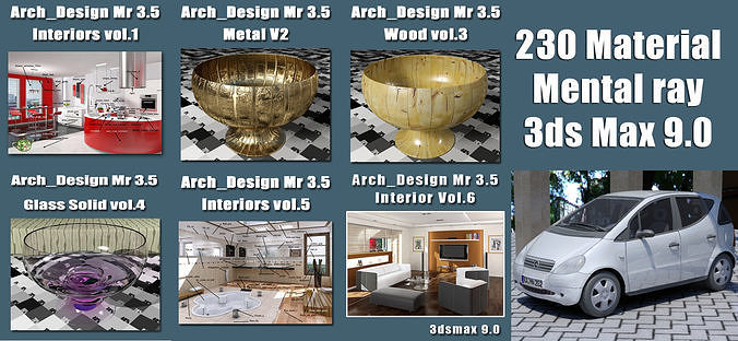 Arch e Design Material Pack Mental ray 35  Texture