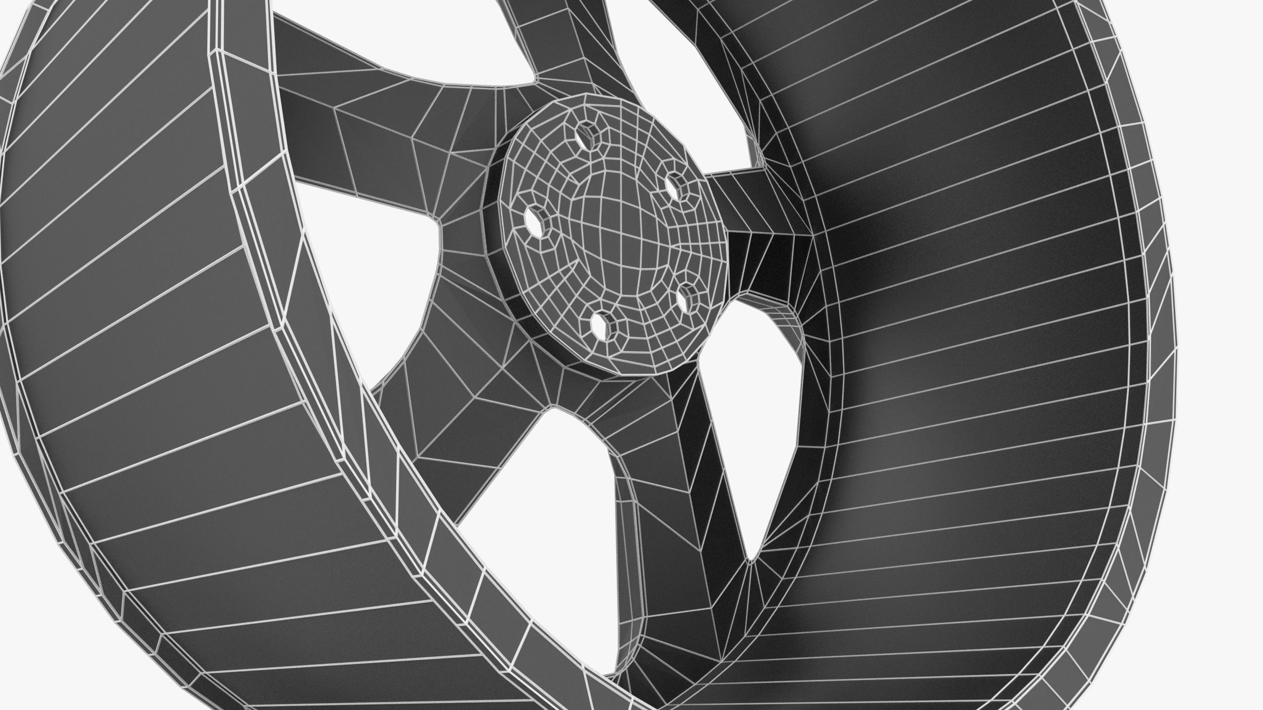 OZ Asphen HLT Low-poly 3D model_9