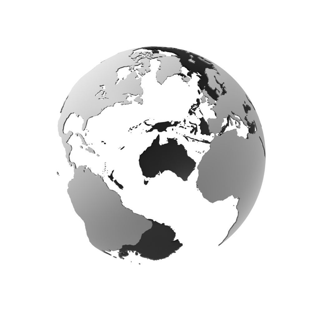 Earth detailed design graphic cartoon 3D model_16