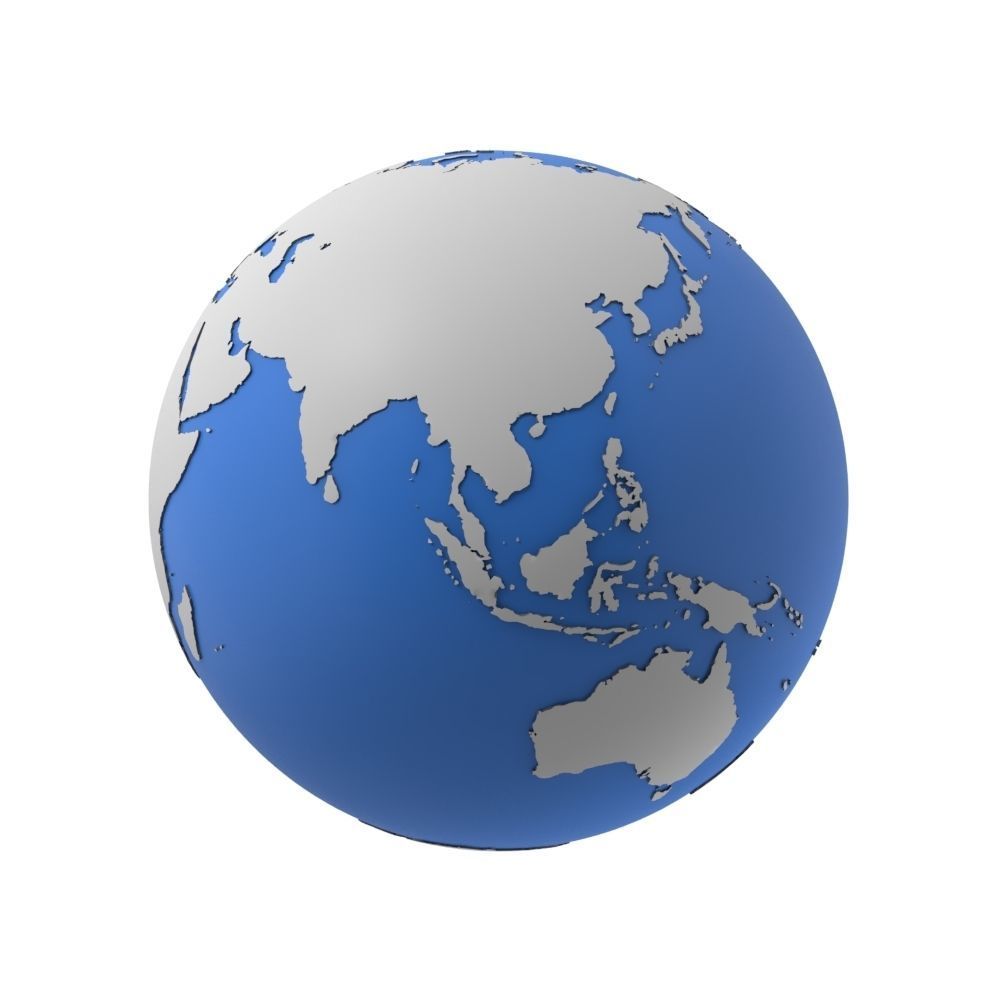 Earth detailed design graphic cartoon 3D model_12