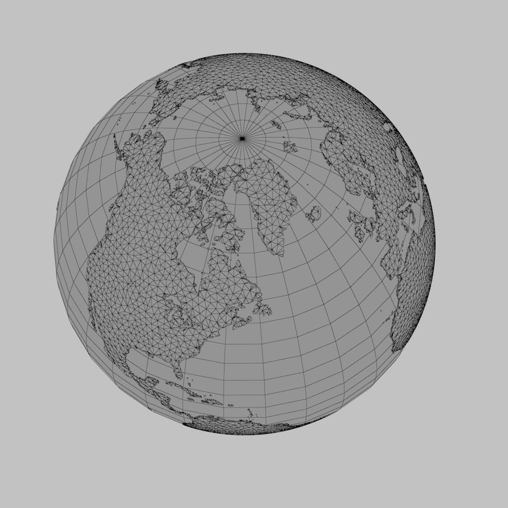 Earth detailed design graphic cartoon 3D model_19