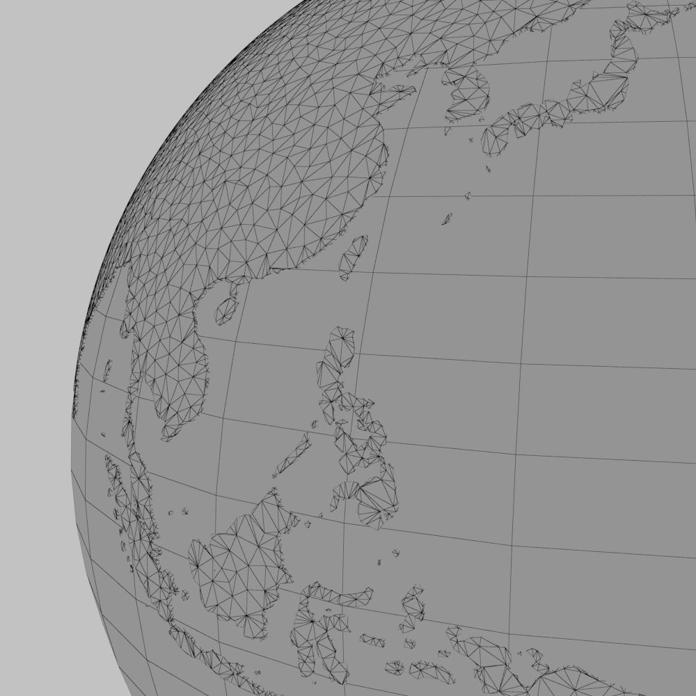 Earth detailed design graphic cartoon 3D model_18