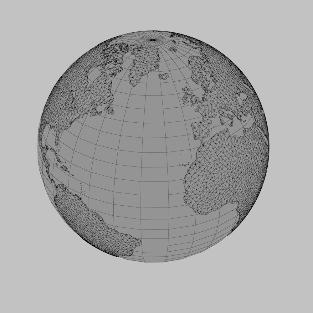 Earth detailed design graphic cartoon 3D model_20