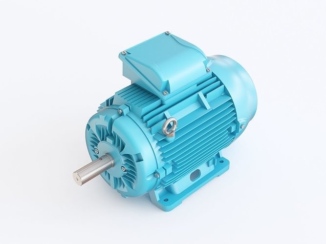 Electric motor 04 3D model