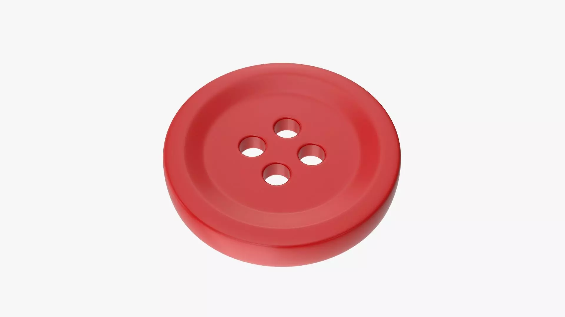 Button Free low-poly 3D model_0