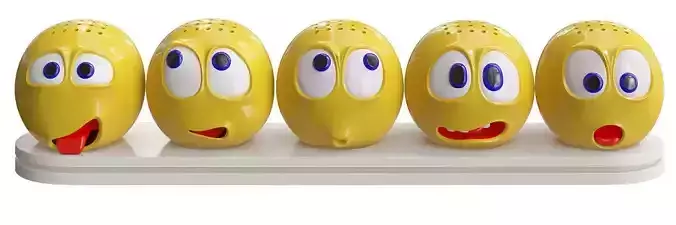 designer tableware for seasoning 3d model